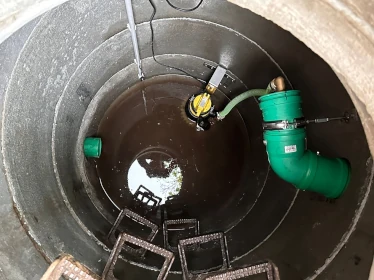 Drainageschacht